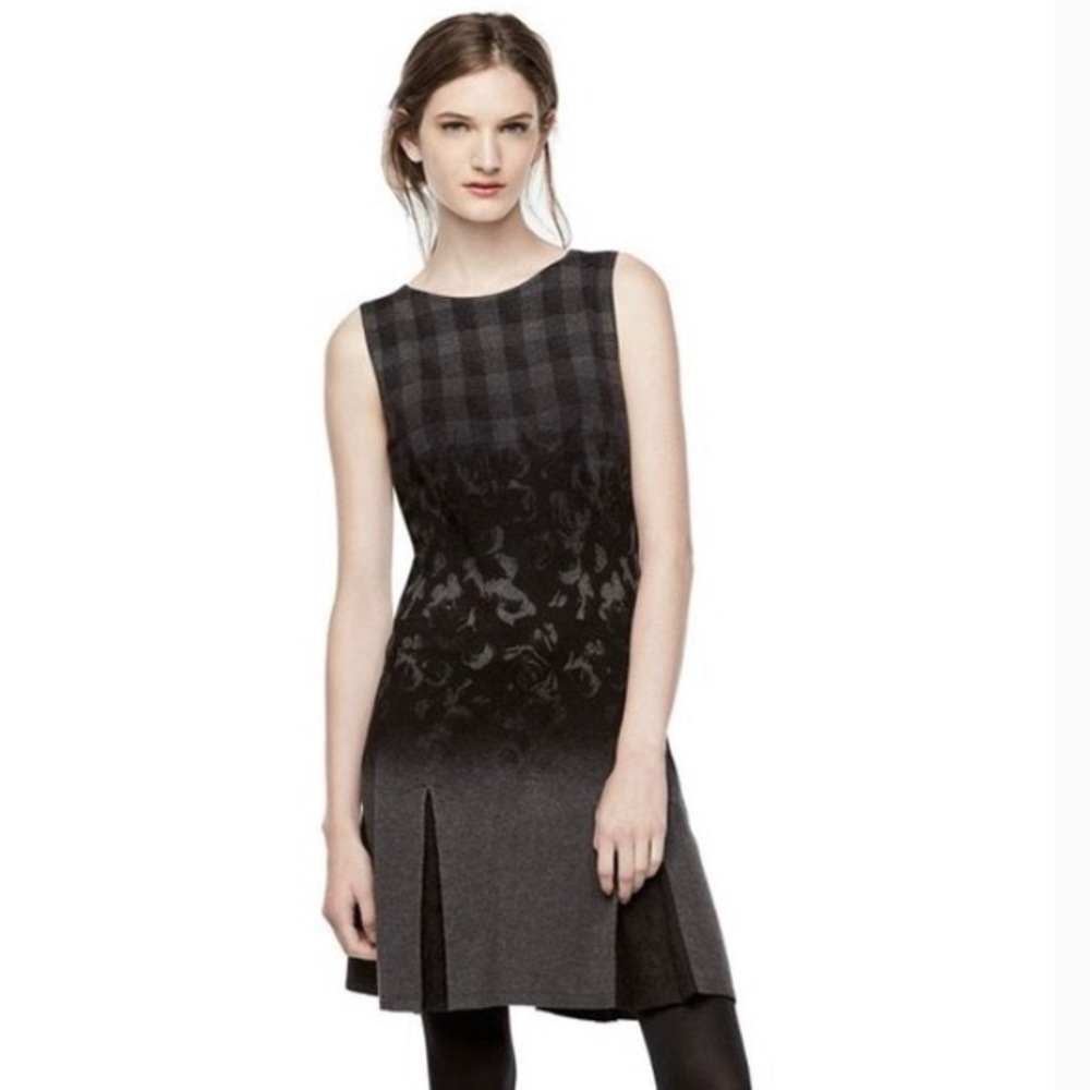 Thakoon ombré rose gray dress size medium